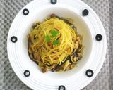 * ヘルシーな ❤ 山菜きのこパスタ♪作り方7写真