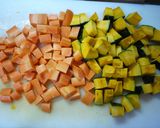 かぼちゃとにんじんのグラッセサラダ作り方1写真