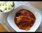 炊飯器で簡単ささみのトマト煮作り方2写真