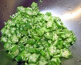 ねばねば♪モロヘイヤとオクラの納豆和え作り方2写真