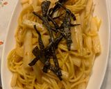 梅と山芋の味噌風味パスタ作り方5写真