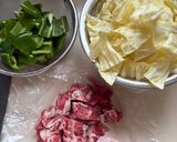 牛肉と野菜の炒め物作り方1写真