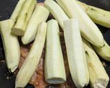 食材最小限のシンプルな茄子鶏味噌そうめん作り方4写真
