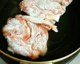 カマンベールチキンの梅酒照り焼き作り方9写真