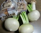 夏なのに、エリンギ＆かぶの和風ポトフ作り方1写真