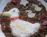 アヒルの親子☆デコカレー作り方4写真