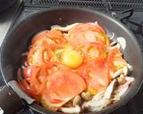 トマトときのこチーズ焼(日曜の朝ごはん）作り方3写真