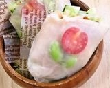 黄金の味 具だくさんde✿お花生春巻き✿作り方7写真