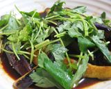 茄子のコチジャン炒め三つ葉和え作り方5写真