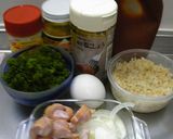 パセリ入りドライカレー作り方1写真