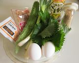 お茶漬けの素で『ゴーヤチャーハン』作り方1写真