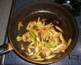 セロリのきんぴら風♪作り方3写真