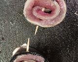 さんまのくるくる焼きマヨナッツのせ作り方3写真