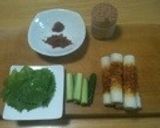 ちくわの梅キュー巻き作り方1写真