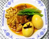 * 圧力鍋で * 本格的な豚の角煮♪作り方4写真