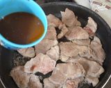 豚バラの塩こうじ入り味噌照り丼作り方3写真