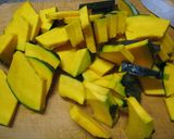 簡単♪かぼちゃ炒め♪甘辛味作り方1写真