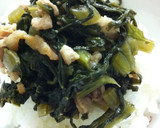 野沢菜の炒め物♪ちょっとゆず胡椒風味♪作り方6写真