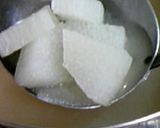 長芋とワカメの味噌汁作り方3写真