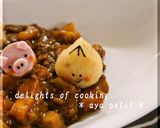 ☆　カレーの具材DEデコカレー　☆作り方7写真