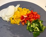 豚こまと夏野菜の簡単酢豚風炒め作り方3写真