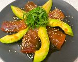 マグロの漬けとアボカドの和風カルパッチョ作り方6写真