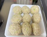 ヘルシー！鶏ミンチの豆腐ハンバーグ作り方8写真