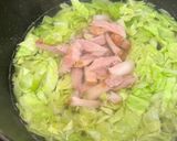 キャベツとベーコンのスープ作り方3写真