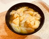 余ったたこ焼き粉で玉子すいとん作り方9写真