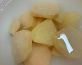 豆乳・さつまいも・ペンネの温まるスープ作り方1写真