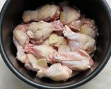 電気圧力鍋☆鶏手羽元のにんにく醤油煮作り方3写真