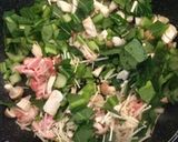 小松菜と豚バラ☆のっけ丼作り方2写真