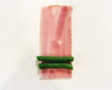 お弁当に！ヤングコーンのお花ベーコン巻き作り方3写真