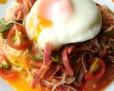 昼食★喫茶店のとろとろ卵かけナポリタン作り方11写真
