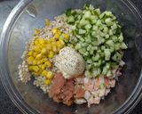 おつまみにも♡野菜たっぷりクスクスサラダ作り方4写真