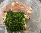 鶏ミンチとはんぺんで丸焼き餃子♪作り方3写真