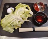 釜玉ハリッサうどん作り方1写真