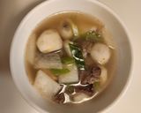 ≪韓国風≫牛バラ肉と里芋のスープ作り方12写真