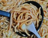 フォークでクルクル♪焼きそばバーガー作り方3写真