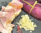 🍝茄子とベーコンのめんつゆペペロンチーノ作り方2写真