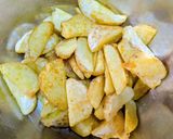 おつまみに❤ほくほくカレーポテト作り方6写真