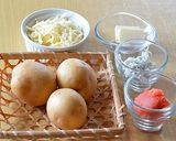 スライスポテトの明太子&しらすのせチーズ焼き♪作り方2写真