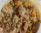 全てレンジ中華風クリーム梅味炒飯弁当作り方12写真