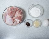 辛味みそのから揚げ♪作り方1写真