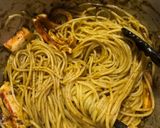 海苔の佃煮とボイルイカのパスタ作り方6写真