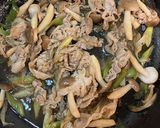 時短⭐︎豚肉とねぎのガーリック醤油パスタ作り方5写真