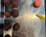 レトロな秋桜：練り切り　秋作り方1写真