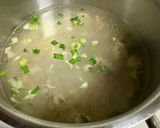 餃子の種が余ったら!簡単わかめスープ作り方2写真