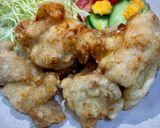 白だしレモンバター唐揚げ♪作り方6写真