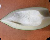 電子レンジde簡単、パパイヤのひき肉炒め作り方1写真